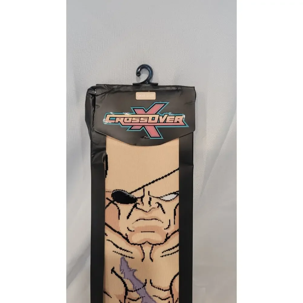 Street Fighter Sagat Crossover Sox Collectible Single Sock One Size Capcom New